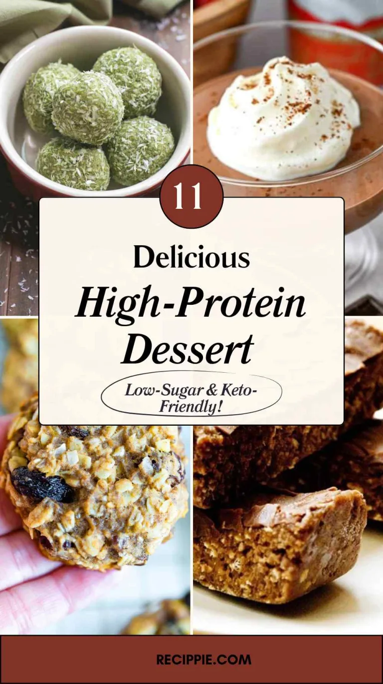 11 Delicious High-Protein Dessert Recipes for Guilt-Free Indulgence