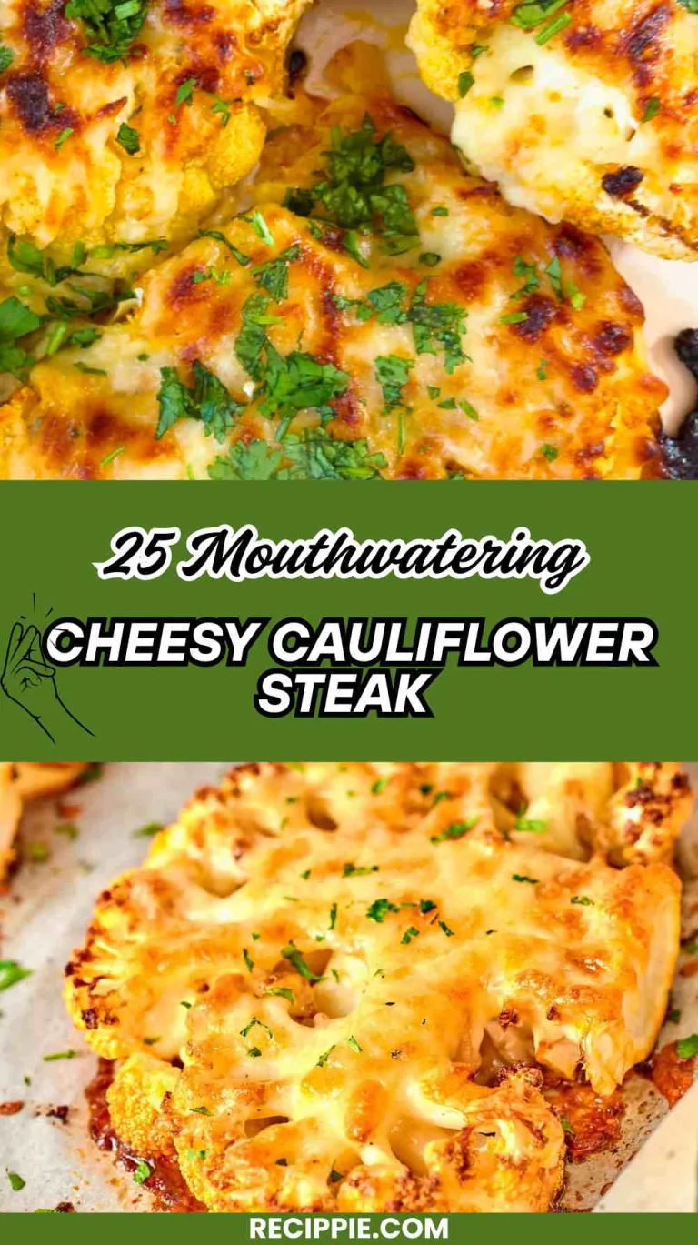 25 Mouthwatering Cheesy Cauliflower Steak Recipes