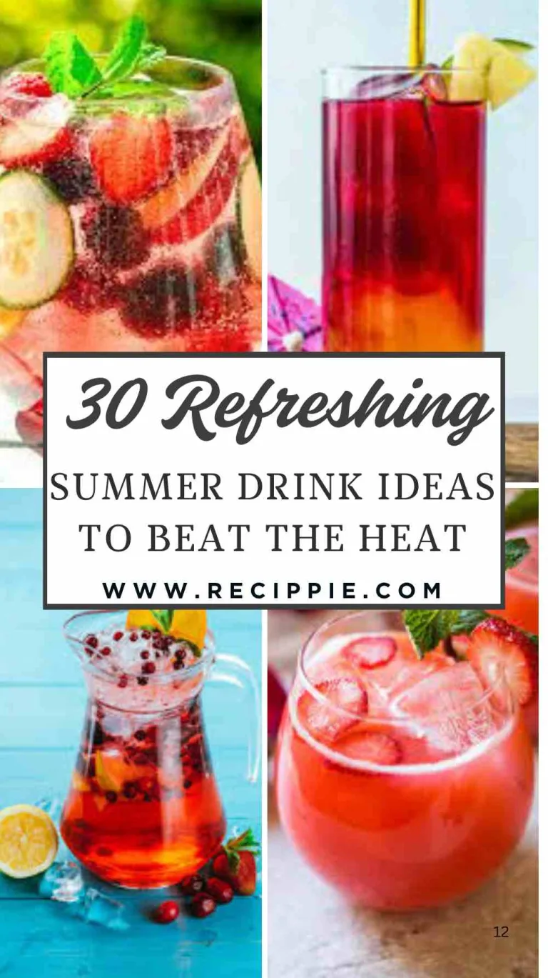 30 Refreshing Summer Drink Ideas to Beat the Heat
