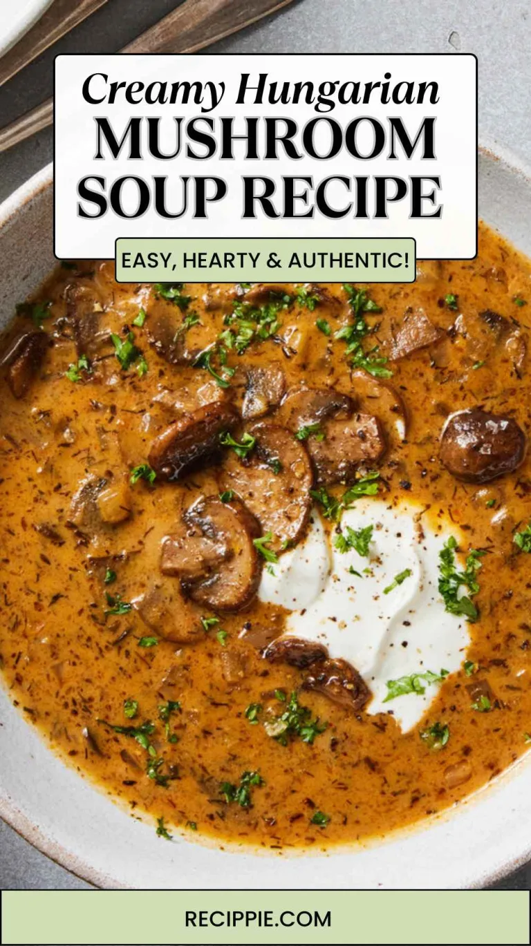 Authentic Hungarian Mushroom Soup Recipe