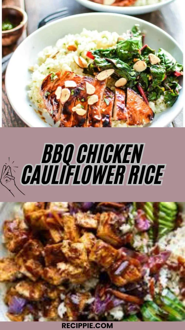 BBQ Chicken Cauliflower Rice Bowl Recipe