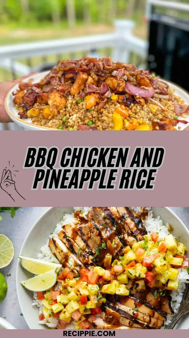 BBQ Chicken and Pineapple Rice Bowl