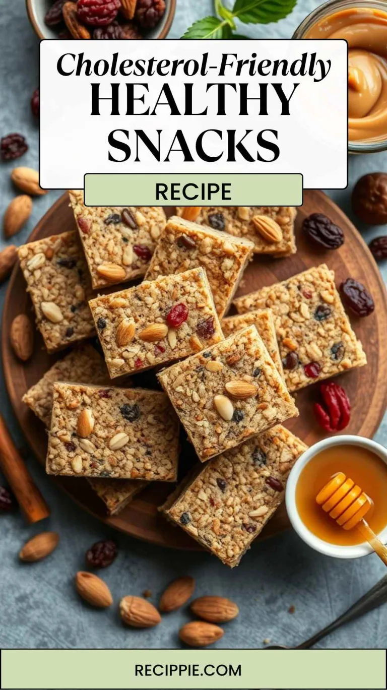 Cholesterol-Friendly Healthy Snacks Recipe