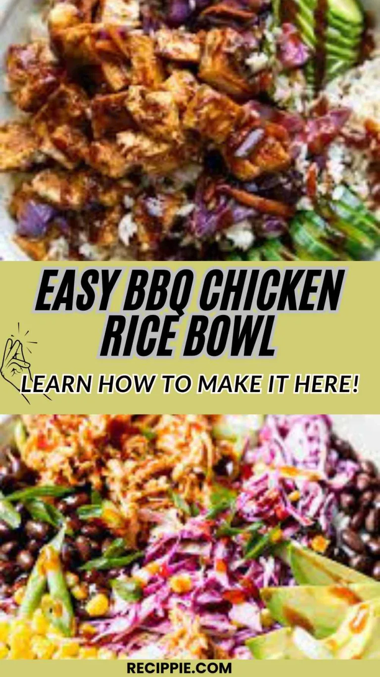 Classic BBQ Chicken Rice Bowl Recipe