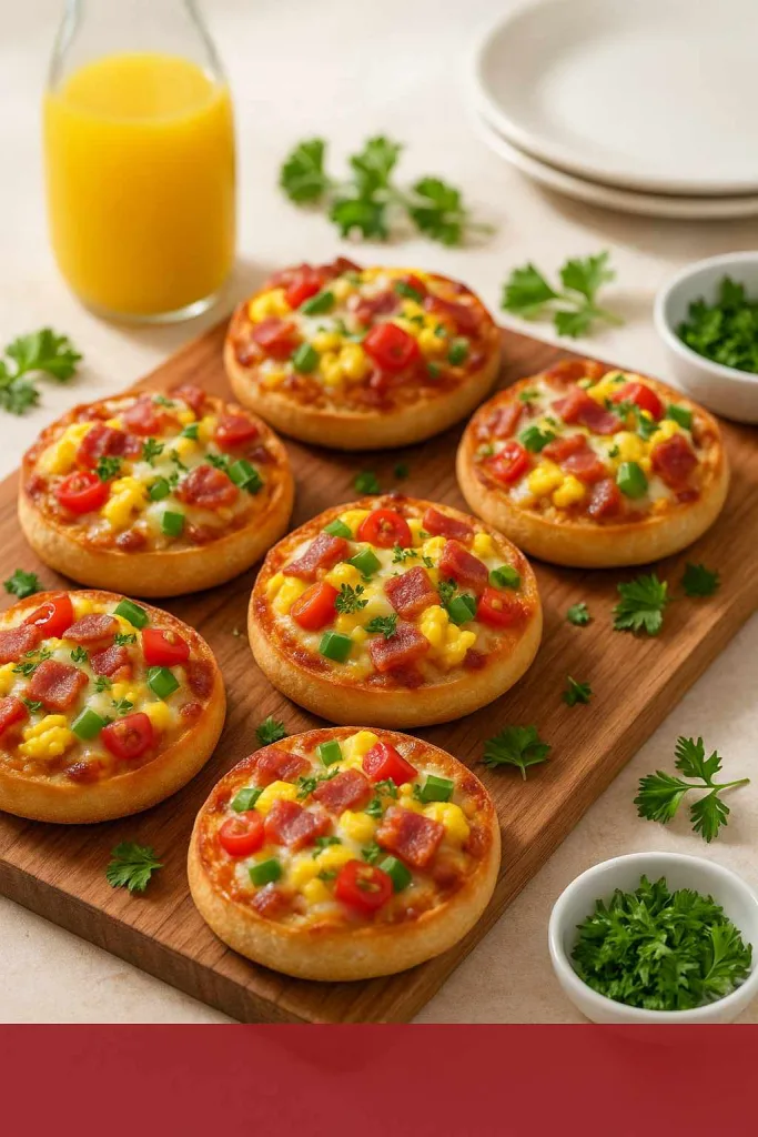 English Muffin Breakfast Pizza