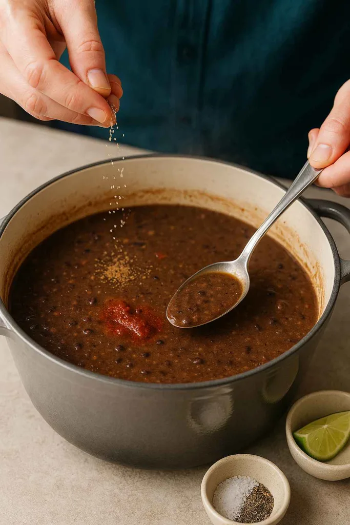 Finish and Adjust Seasoning