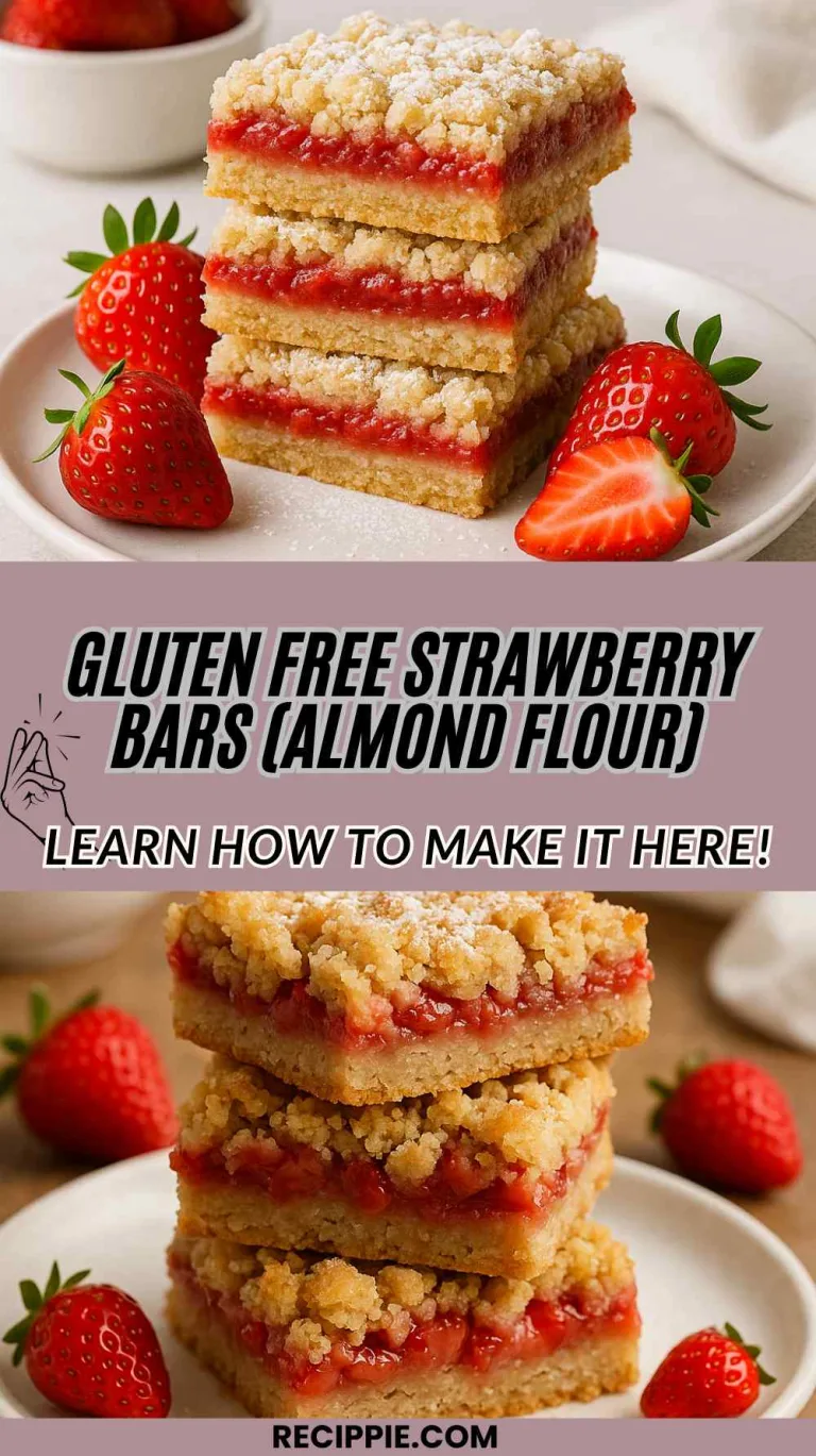 How To Make Gluten Free Strawberry Bars (Almond Flour) – Perfect for Lunch or Snack