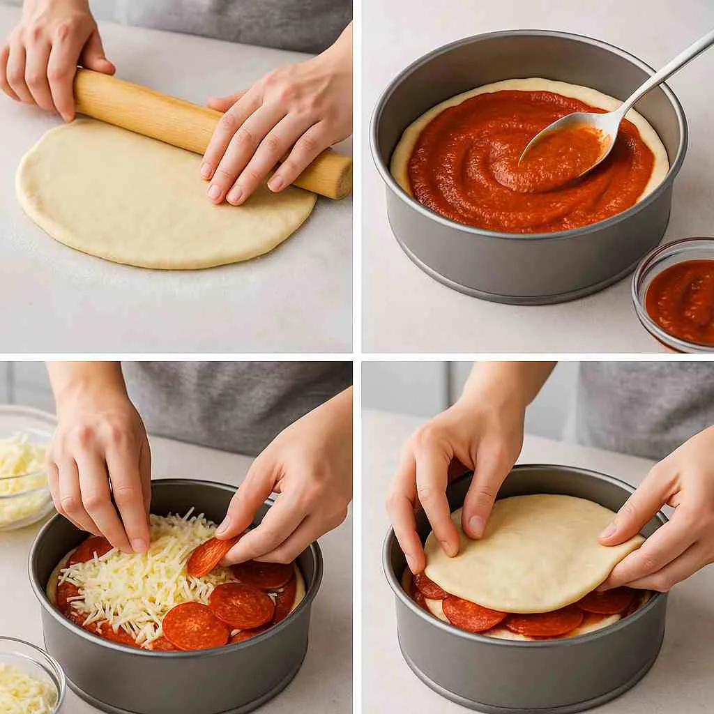 How To Make Pepperoni Pizza Layer Cake