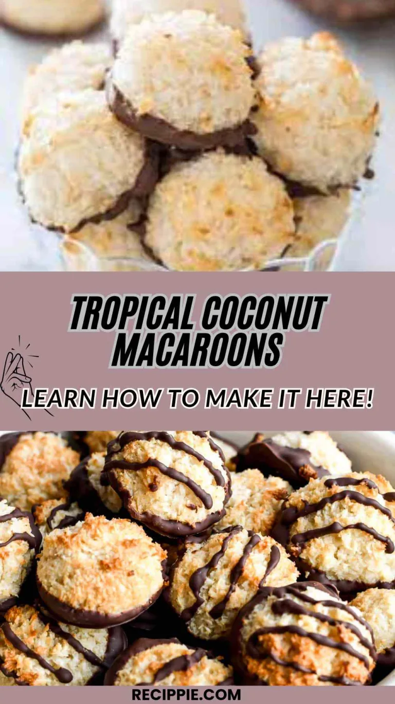 How To Make Tropical Coconut Macaroons A Taste of the Tropics at Home