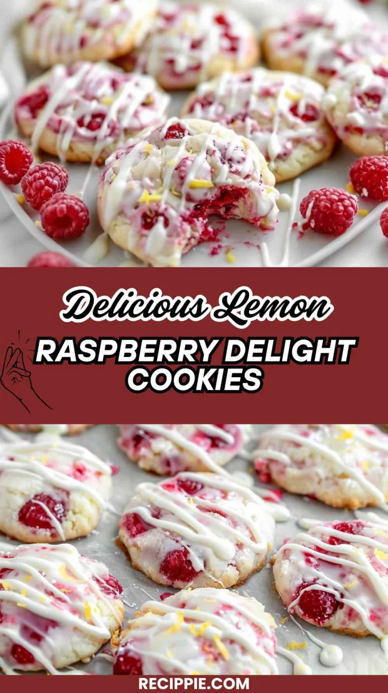 Lemon Raspberry Delight Cookies