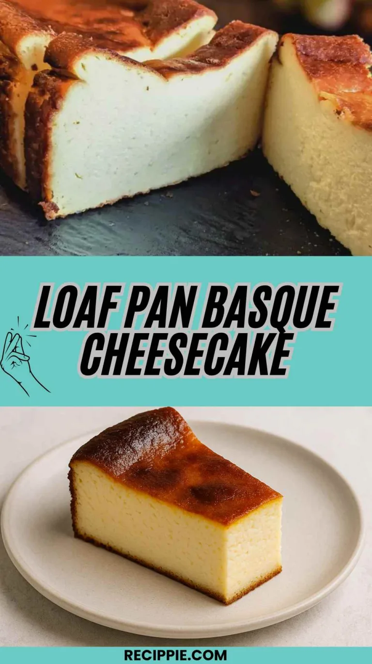Loaf Pan Basque Cheesecake Recipe
