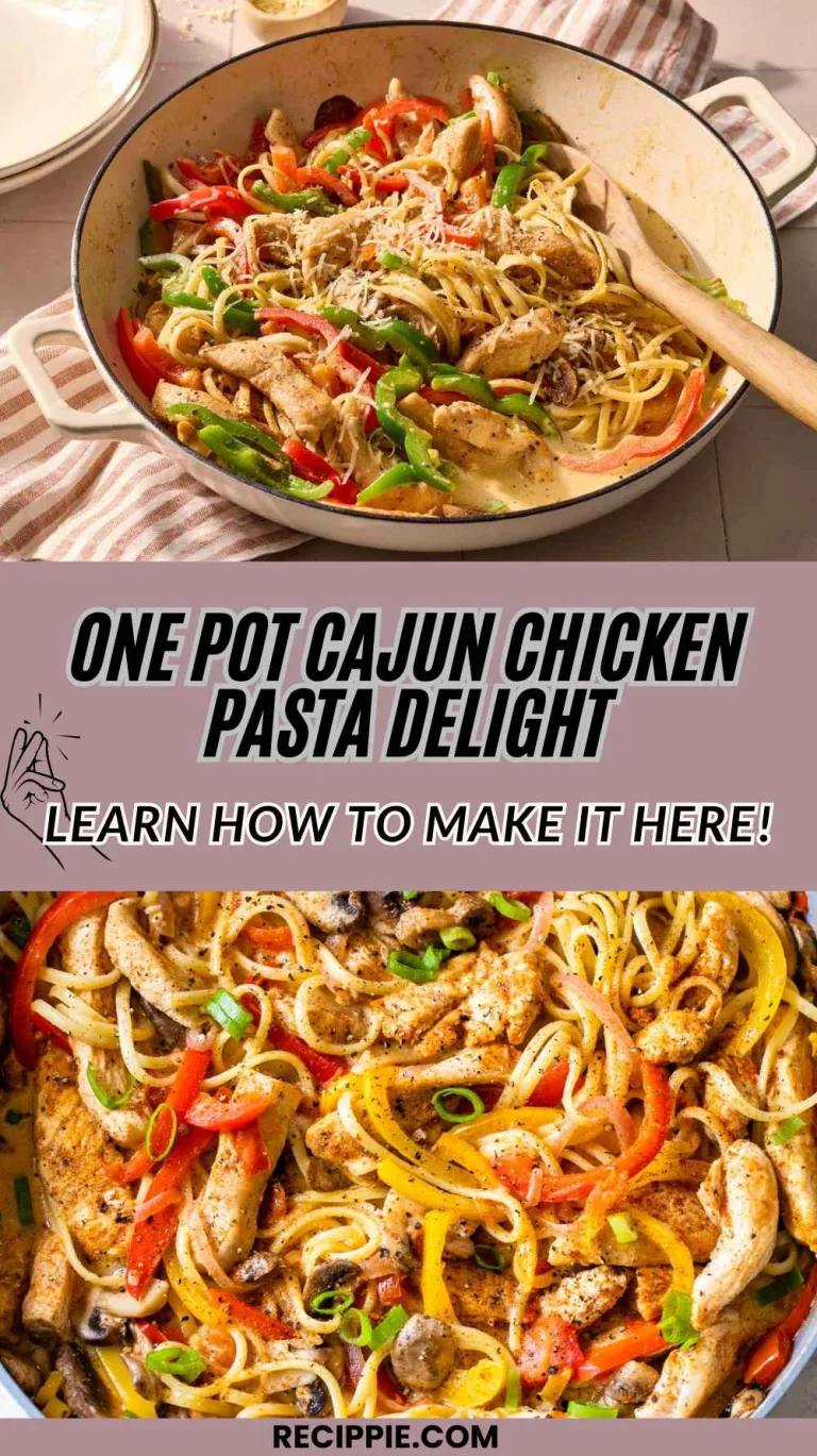 One Pot Cajun Chicken Pasta Delight