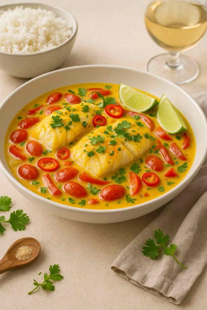 Overview of Luscious Coconut Curry Cod