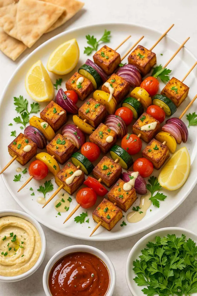 Overview of Middle Eastern Tofu Kebabs