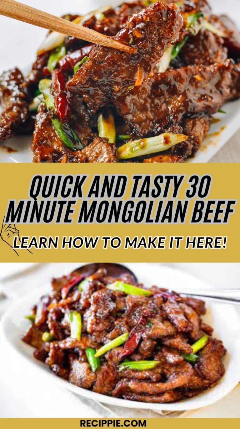 Quick and Tasty 30 Minute Mongolian Beef Recipe