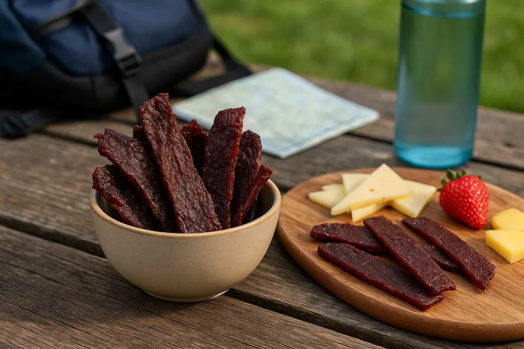 Serving & Enjoyment of Cube Steak Jerky