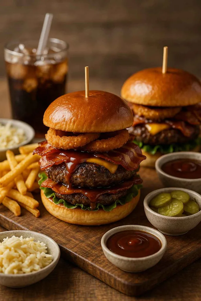 Serving Suggestions of Cowboy Burger