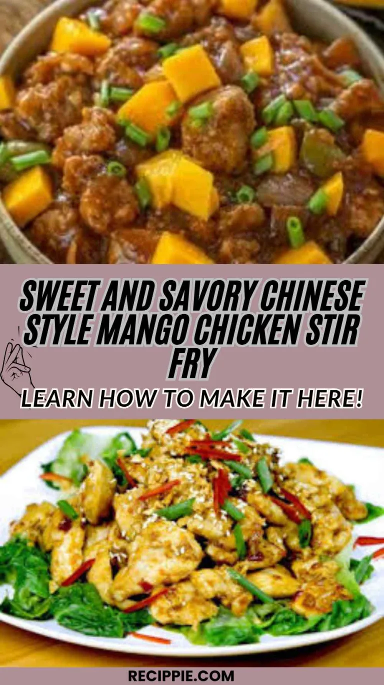 Sweet and Savory Chinese Style Mango Chicken Stir Fry Recipe
