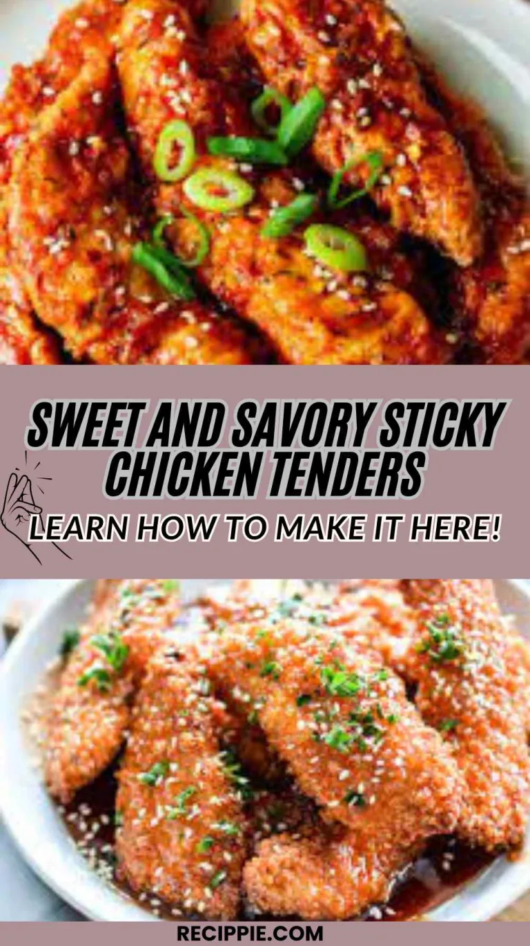 Sweet and Savory Sticky Chicken Tenders Recipe