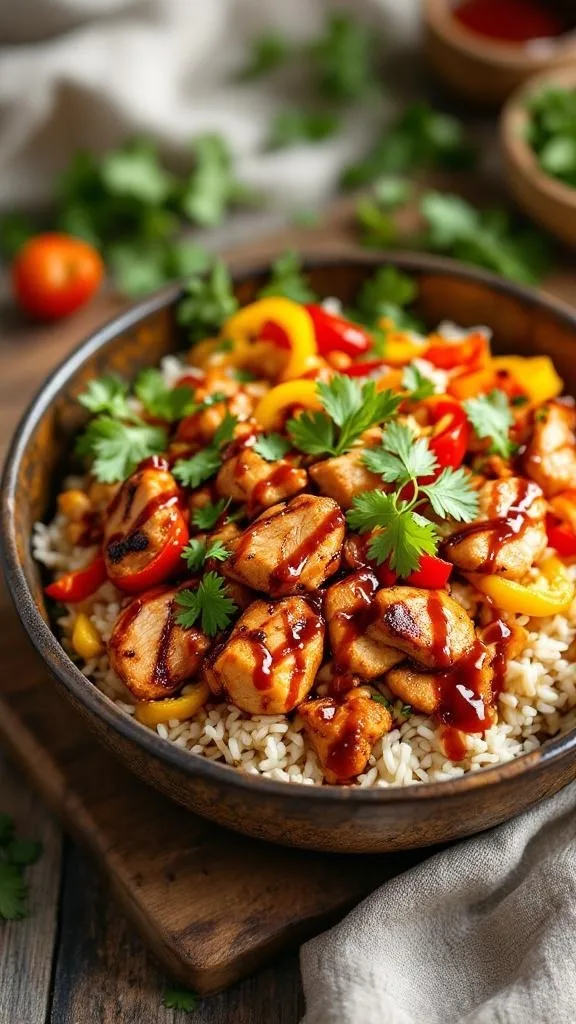 BBQ Chicken Quinoa Bowl
