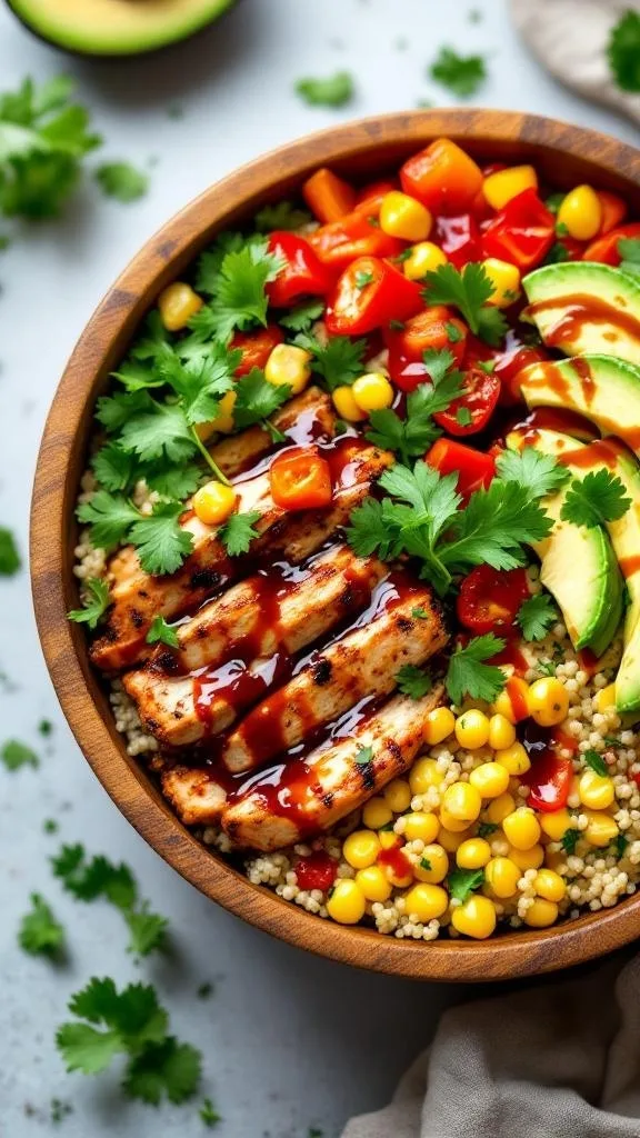BBQ Chicken Quinoa Bowl