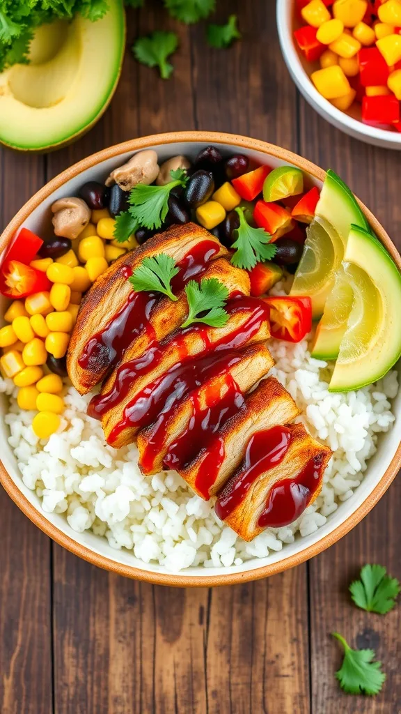 BBQ Chicken Rice Bowl