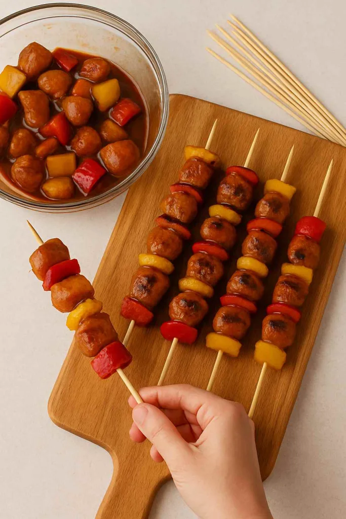 Assemble the Skewers
