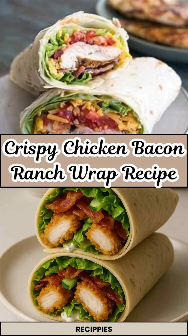 Crispy Chicken Bacon Ranch Wrap Recipe