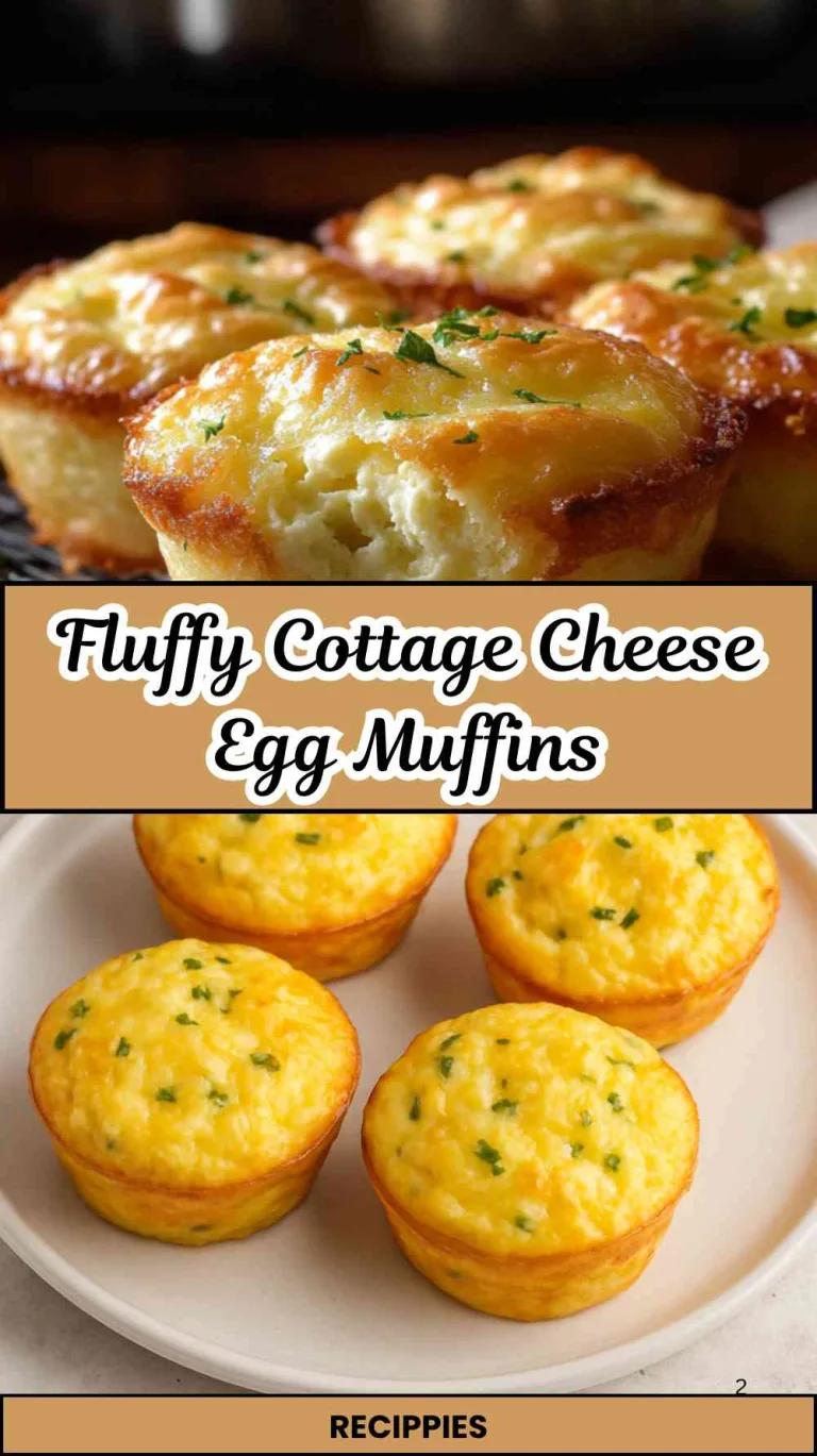 Fluffy Cottage Cheese Egg Muffins