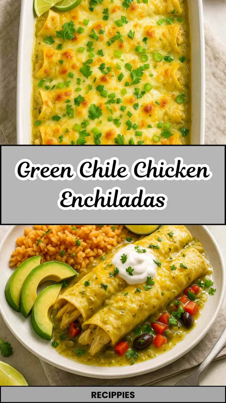 Green Chile Chicken Enchiladas
