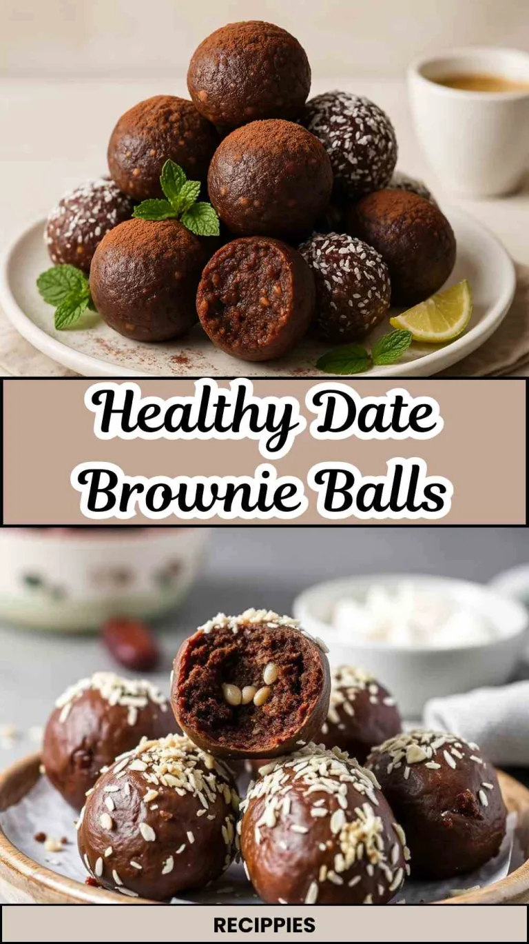 Healthy Date Brownie Balls
