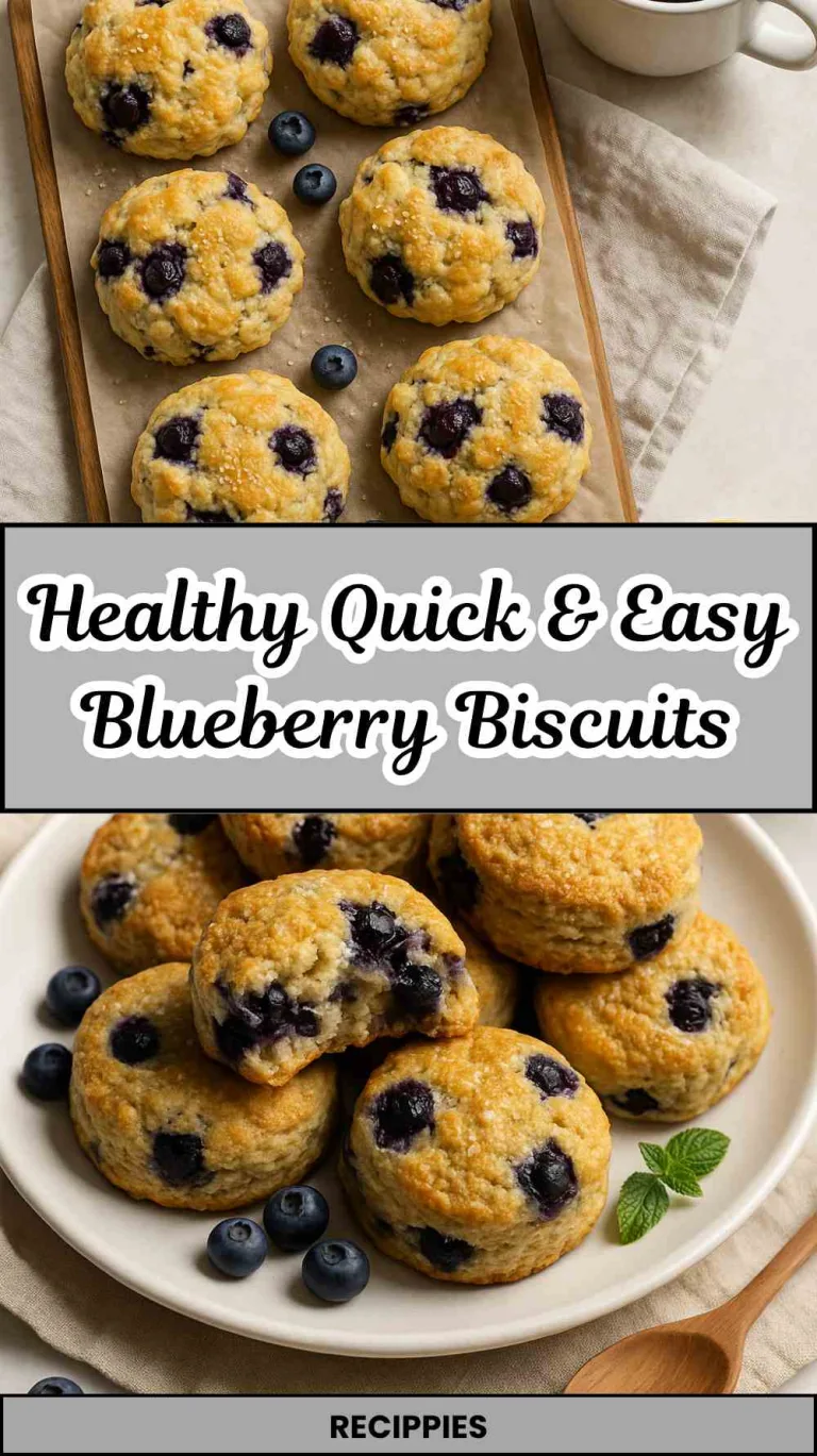 Healthy Quick & Easy Blueberry Biscuits