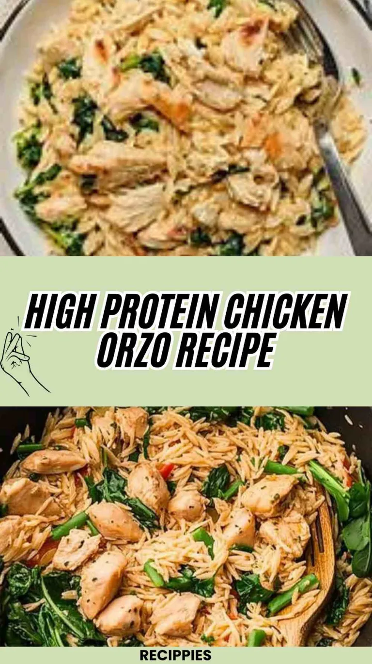 High Protein Chicken Orzo Recipe
