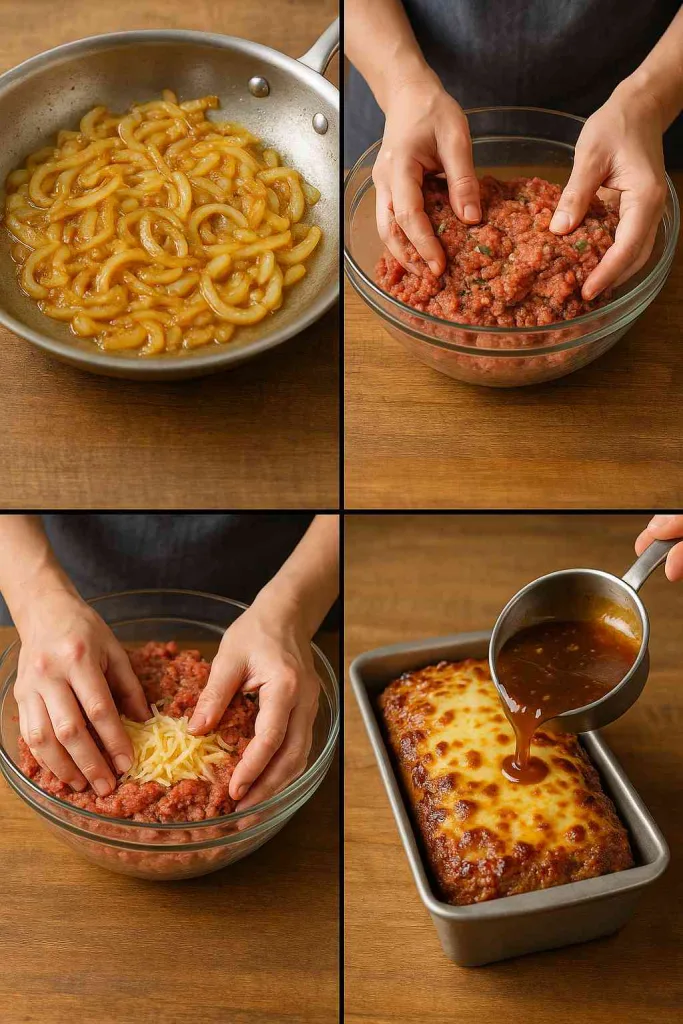 How to Make French Onion Meatloaf