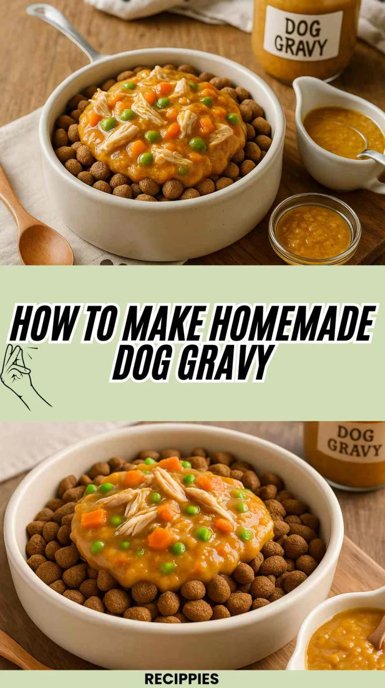 How to Make Homemade Dog Gravy