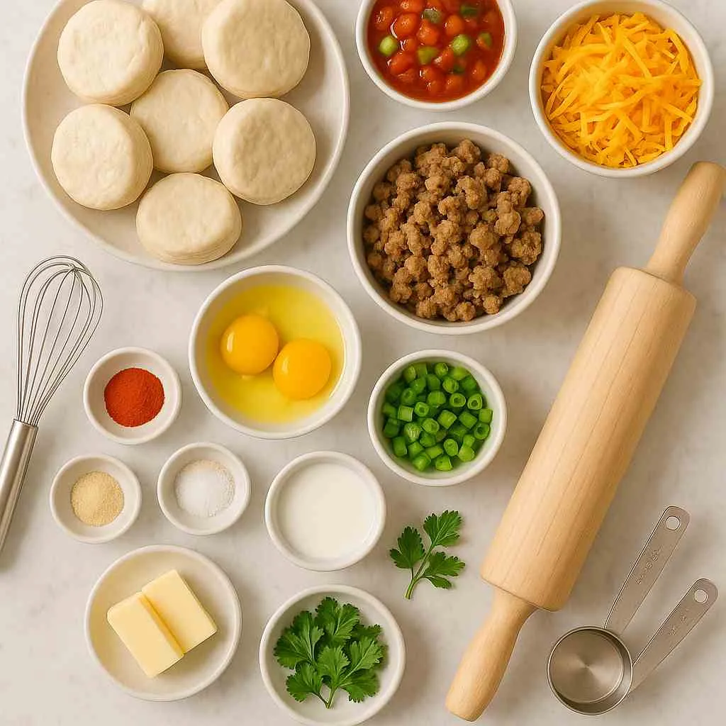 Ingredients of Stuffed Pillsbury Biscuits