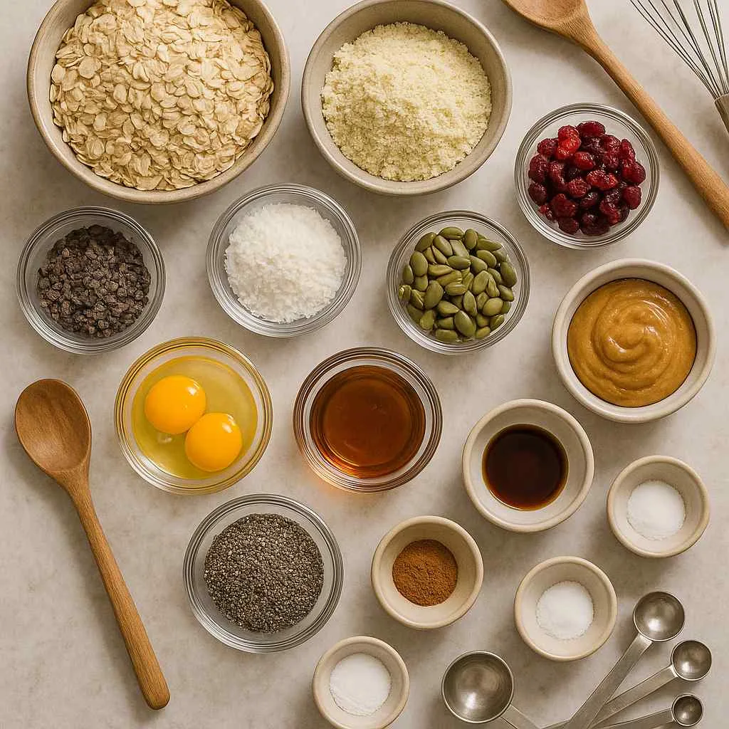 Ingredients of Superfood Breakfast Cookies