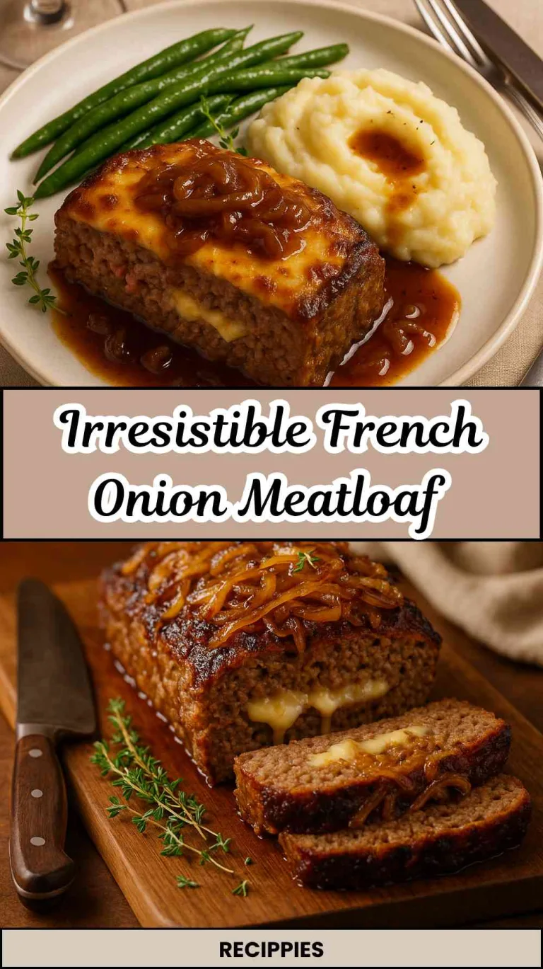 Irresistible French Onion Meatloaf