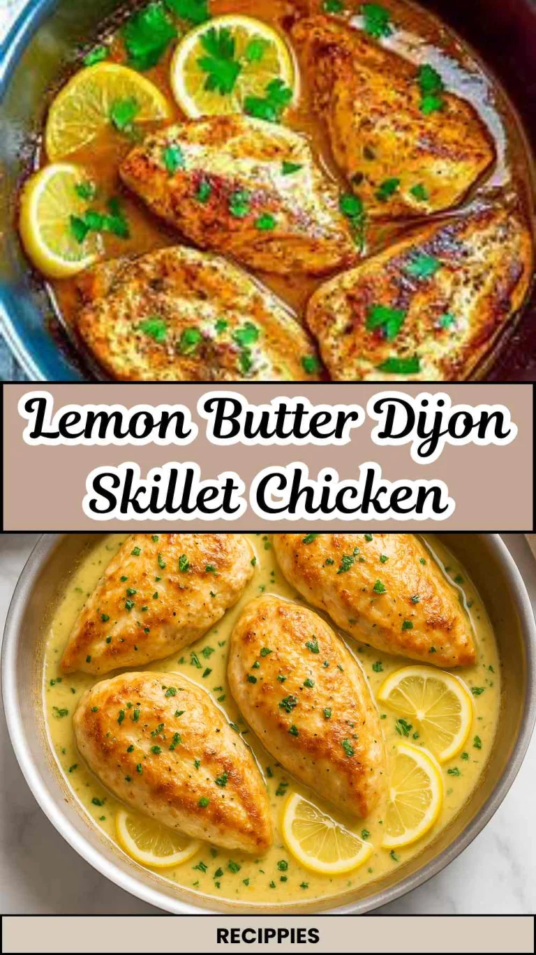 Lemon Butter Dijon Skillet Chicken