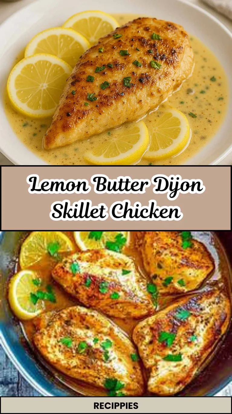 Lemon Butter Dijon Skillet Chicken