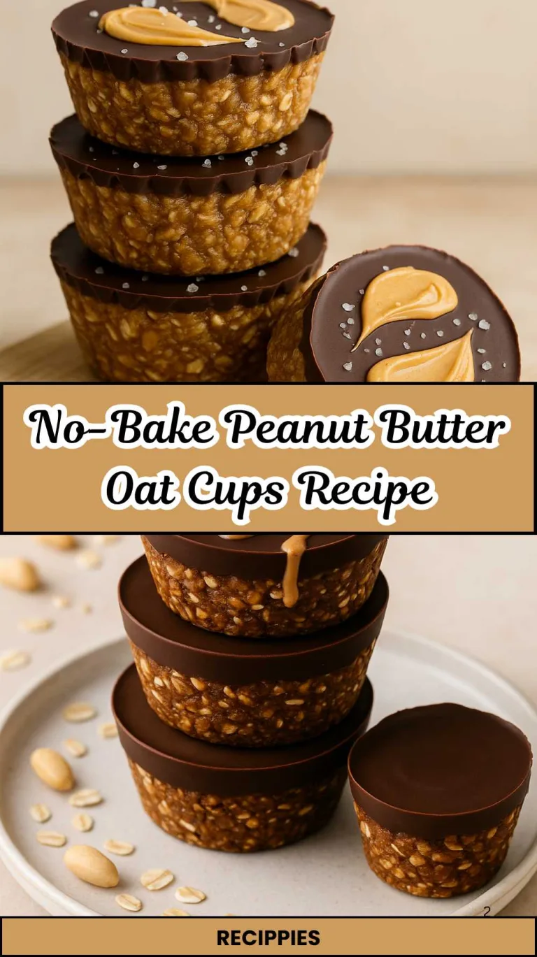 No-Bake Peanut Butter Oat Cups Recipe