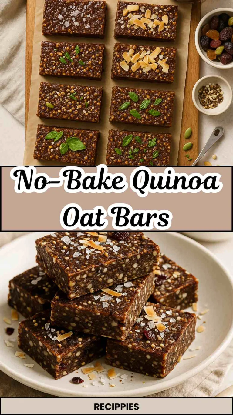 No-Bake Quinoa Oat Bars