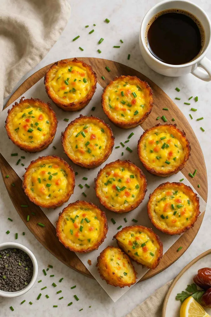 Overview of Fluffy Egg Stuffed Hash Brown Muffins