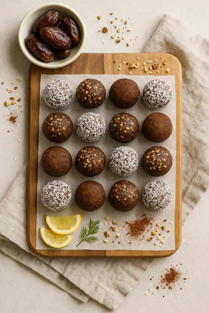 Overview of Healthy Date Brownie Balls