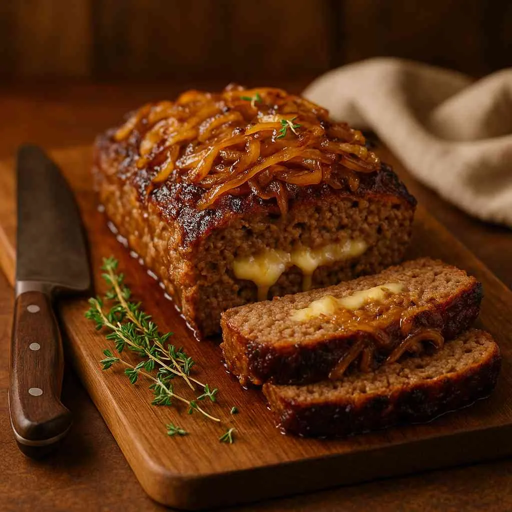 Overview of Irresistible French Onion Meatloaf