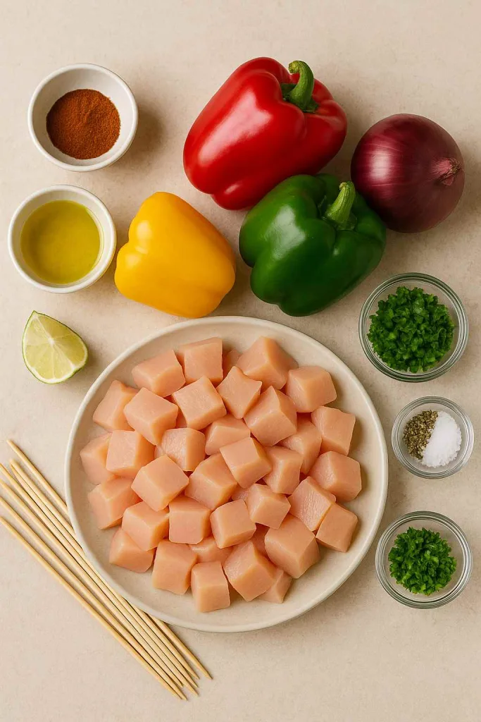 Ingredients For the Skewers