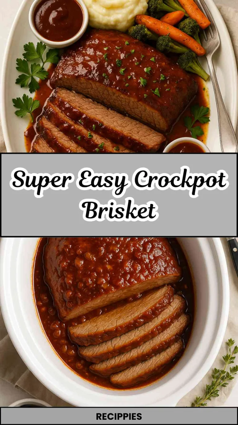 Super Easy Crockpot Brisket