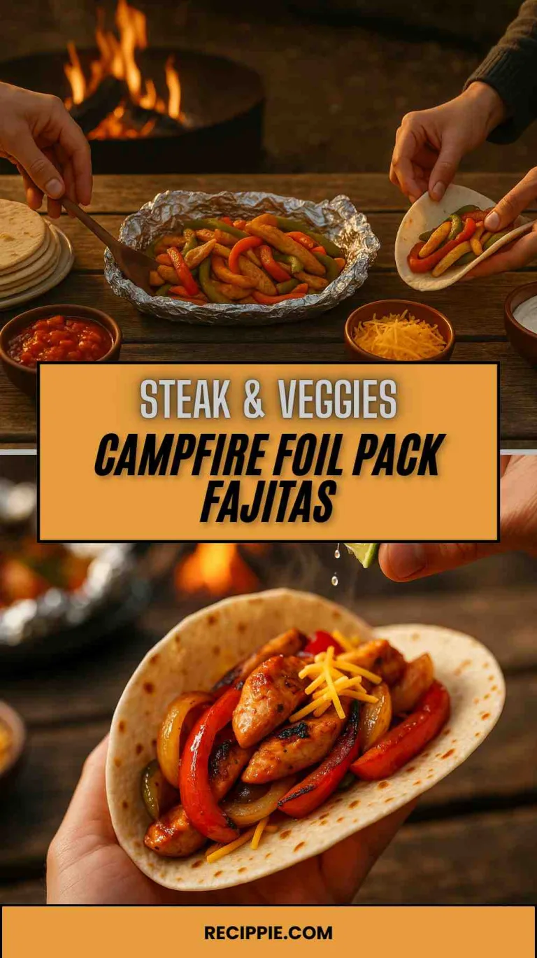 Campfire Foil Pack Fajitas
