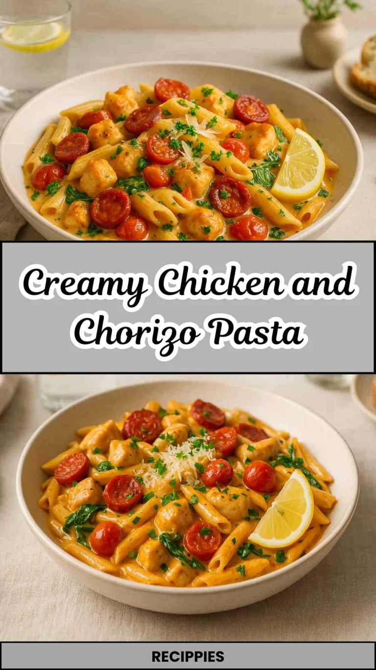 Creamy Chicken and Chorizo Pasta