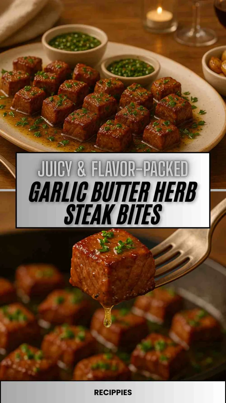 Garlic Butter Herb Steak Bites